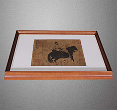 范县书画装裱配框服务案例